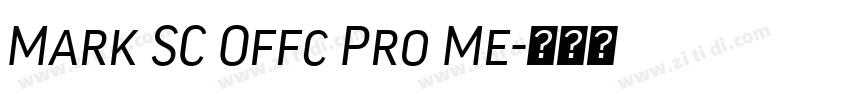Mark SC Offc Pro Me字体转换